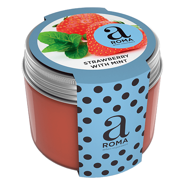 Strawberry with mint